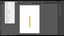 Como fazerum lapis no ilustrador - Creating a pencil in Illustrator Speed Art
