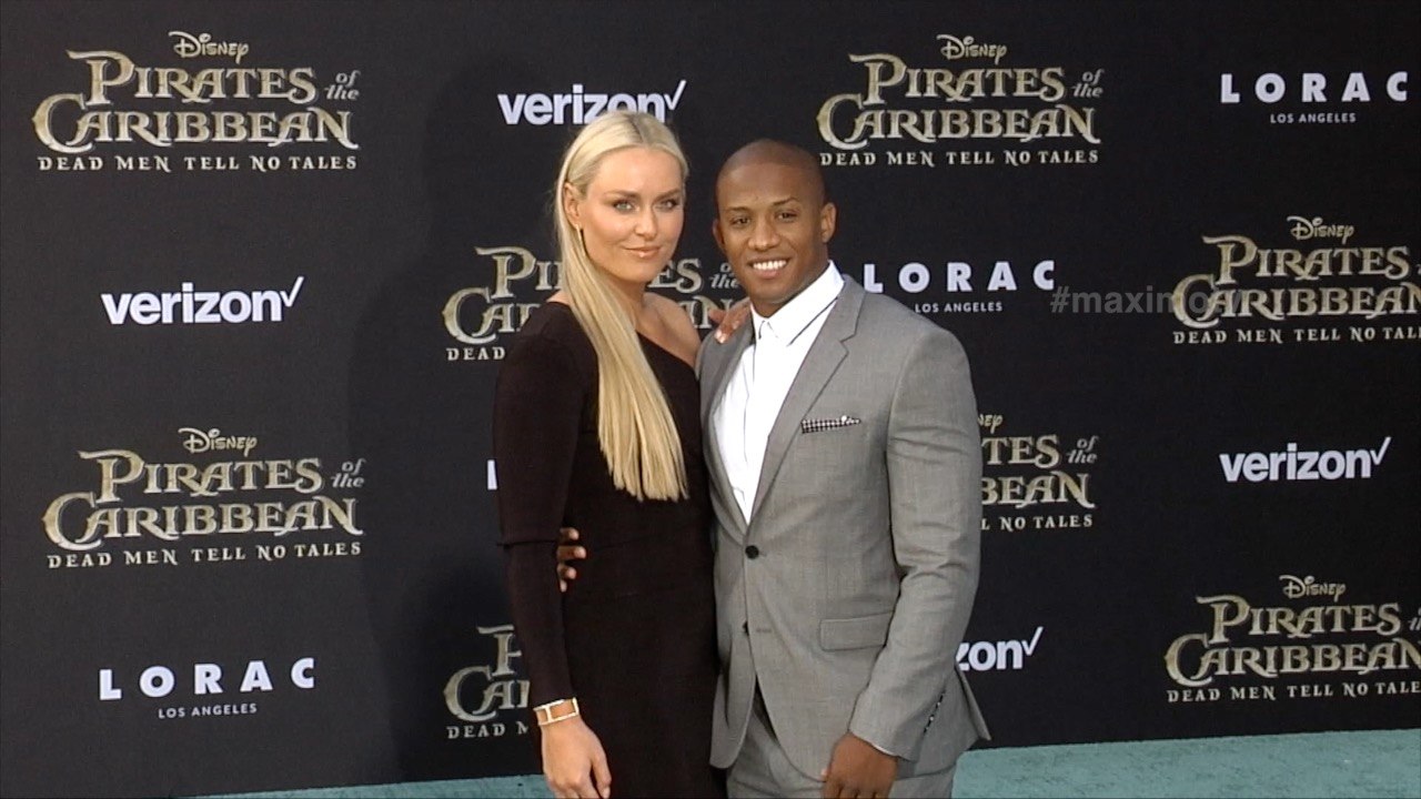 Lindsey Vonn and Kenan Smith "Pirates of the Caribbean Dead Men Tell No Tales" US Premiere