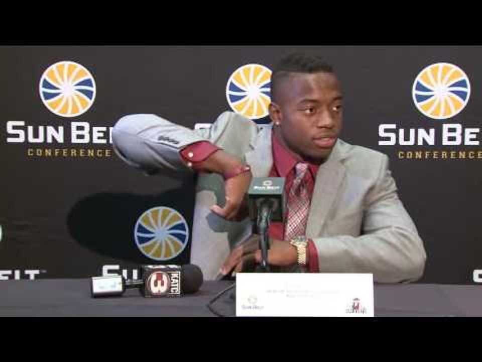 2016 Sun Belt Conference Football Media Day: New Mexico State's Terrill Hanks