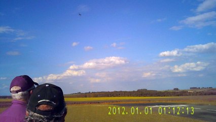 vol en duo bucker et tiger moth avec attero d'urgence