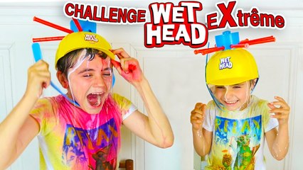 EXTRÊMEWET HEAD CHALLENGE  ! - Douche de Sauce Tomate,Lait, Colorants