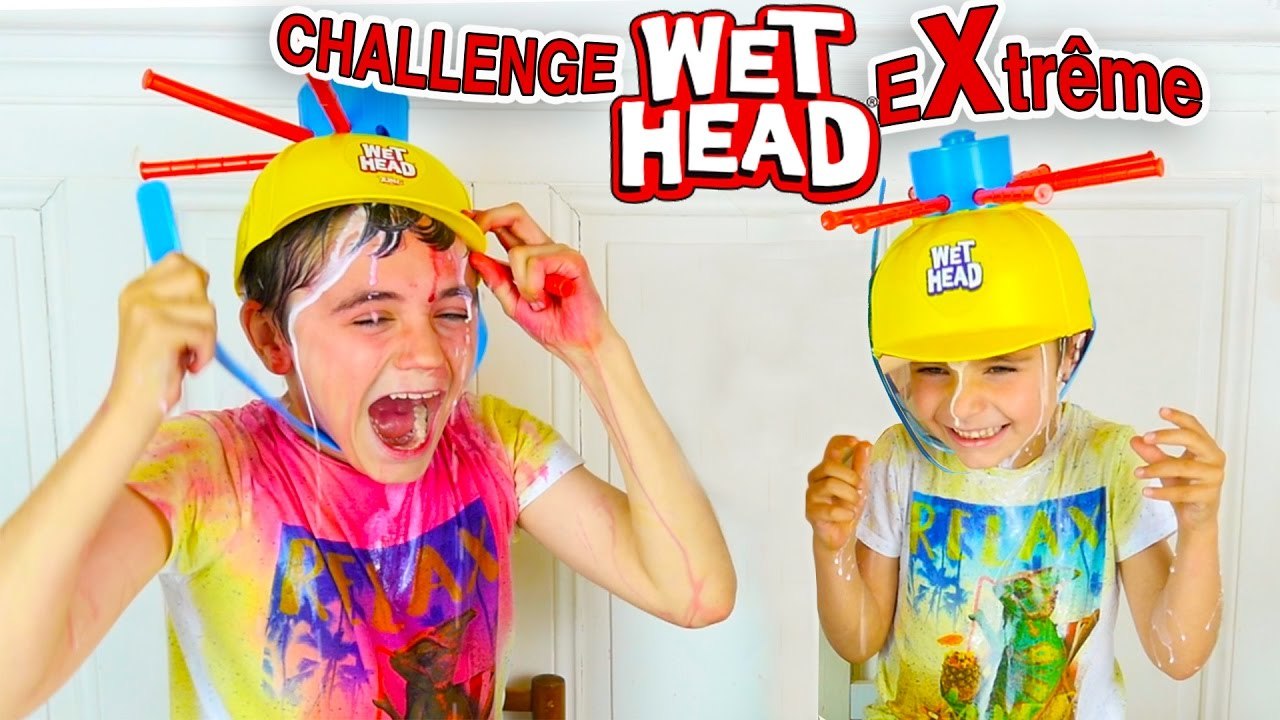 EXTRÊMEWET HEAD CHALLENGE  ! - Douche de Sauce Tomate,Lait, Colorants