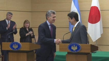 Abe y Macri acuerdan potenciar relaciones comerciales tras dos décadas de distanciamiento