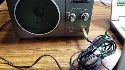 YAESU スピーカー SP-102（ヘッドフォン出力）