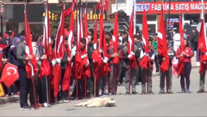 Kars'taki Bayramda Uyuyan Köpek