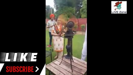 150 Year Old Desi FAN and Working With Oil