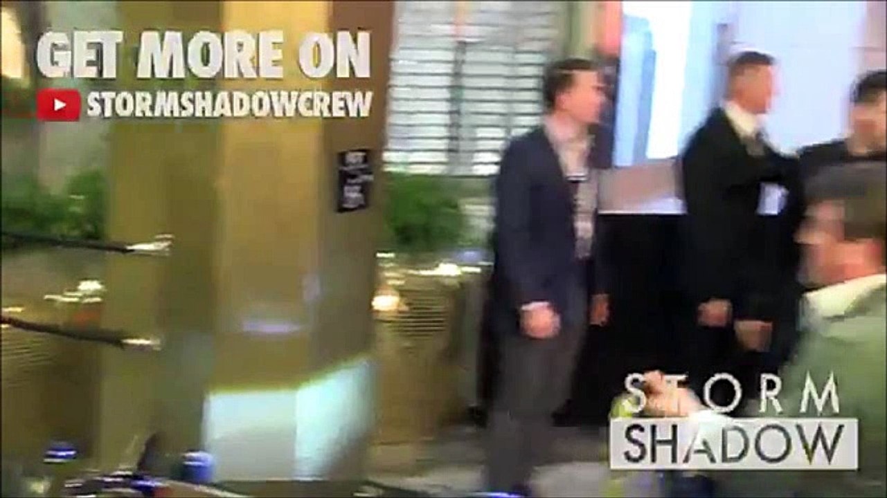 Elodie Bouchez and husband Daft Punk Thomas Bangalter come in Marriott Hotel i