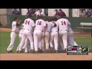 2016 Sun Belt Conference Baseball Championship: Troy vs Arkansas State Game 6 Highlights