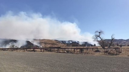 Download Video: Residents Evacuated as Fire Near Coalinga Grows to 8,200 Acres