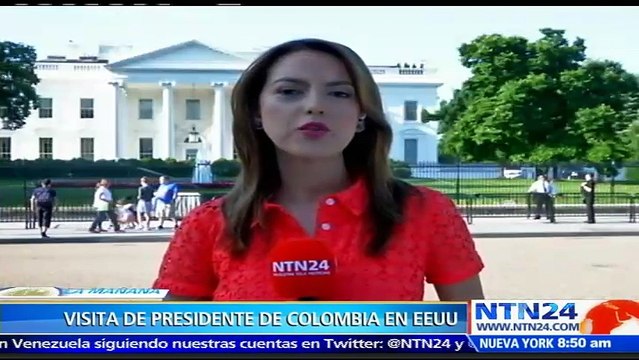 Avanza la gira del presidente de Colombia, Juan Manuel Santos, por EE. UU. en la que está prevista una reunión con el vi