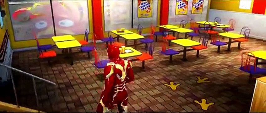 Спайдермен и Железный Человек гонки на Молниях Маквин , мультик игра для детей