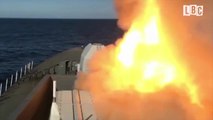 Incredible Footage Captures Royal Navy Missile Test Launch