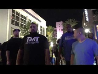 floyd mayweather hanging out with tmt team in vegas EsNews Boxing