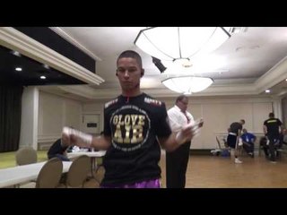 neno warming up before his ko win - EsNews Boxing