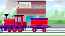 Learn with the Color Train - Learn Numbers & Shapes - Cartoon about Cars & Trains - Trains cartoons