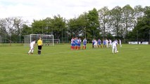 14/05/2017 : Séniors A VS Saint Georges Buttavent, Coup Franc de Thomas et arrêt du gardien.