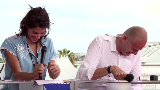 Victoria Abril, Elsa Zylberstein et Rossy de Palma dans les coulisses de Canal+ de Cannes - Festival de Cannes 2017