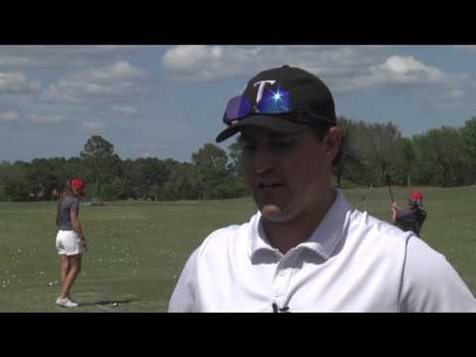2016 Sun Belt Conference Women's Golf Championship: Troy Head Coach Bart Barnes (Day 1)
