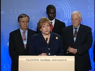 Angelina Jolie and UN Leaders Give Education Press Conf