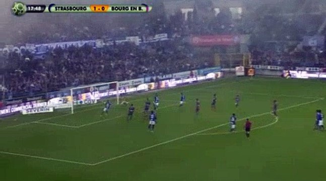 Kevin Hoggas Own Goal HD - Estrasburgo 2-0 Bourg Peronnas 19.05.2017