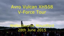 Avro Vulcan XH558 V-Force Tour at Wellesbourne 28th June 2015