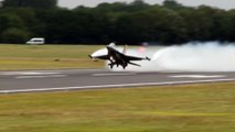 Belgian Air Component F-16AM at RIAT 17th July 2015