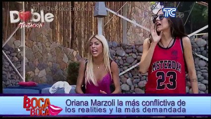Oriana Marzoli la más conflictiva de los realities y la más demandada