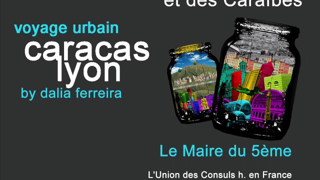 Exposition Voyage Urbain Lyon-Caracas By Dalia FERREIRA Artiste Pop Vénézuélienne 2017