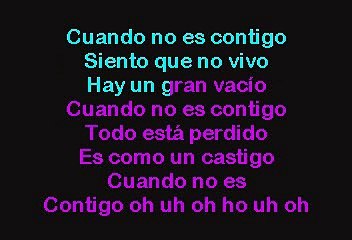 Christina Aguilera - Cuando No Es Contigo (Karaoke)