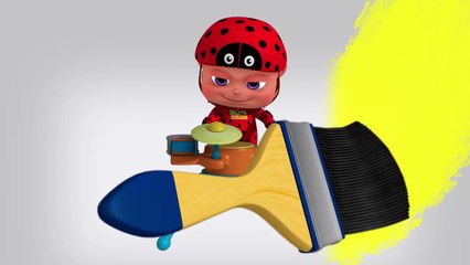 Learn Colors With Cars | Babies Painting Cars | VG Fun Videos For Kids