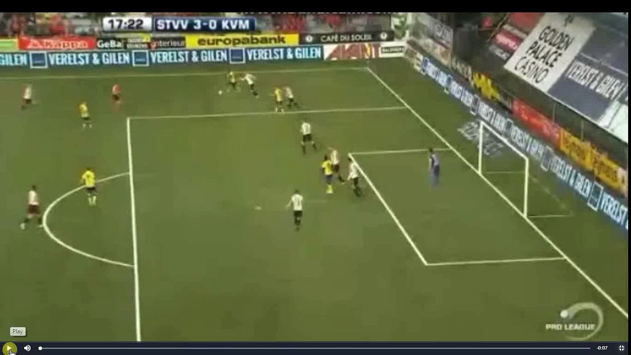 Pieter Gerkens Goal - Sint Truidense VV vs KV Mechelen 3-0 19.05.2017 (HD)