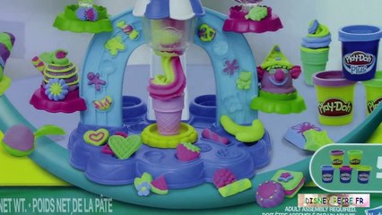 Pâte à modeler Play Doh Le Glacier Torsade Sorbetière Tourbillons Glacés ♥ Swirl & Scoop Ice Cream