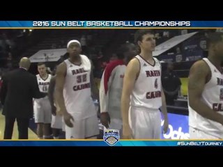 Sun Belt Men's Basketball Championships: UL Lafayette Quarterfinal Locker Room Celebration