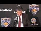 2016 Sun Belt Men's Basketball Champ: Men's Game 2 Press Conference Texas State vs Georgia State