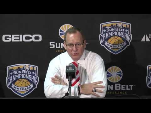 2016 Sun Belt Basketball Champ: Men's Quaterfinals Press Conference UL Lafayette vs South Alabama