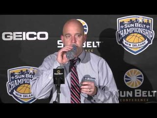 2016 Sun Belt Basketball Champ: Men's Game 1 Press Confernece South Alabama vs  Georgia Southern