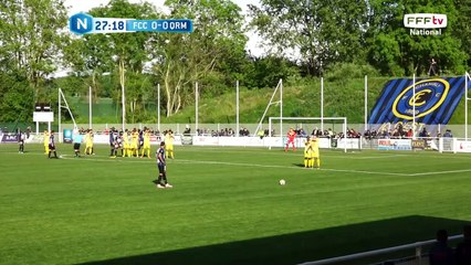 Coup franc très bien tiré, qui trouve la tête de Lefaix!