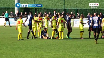 Grosse faute sur Lefaix et carton jaune pour Oliveira