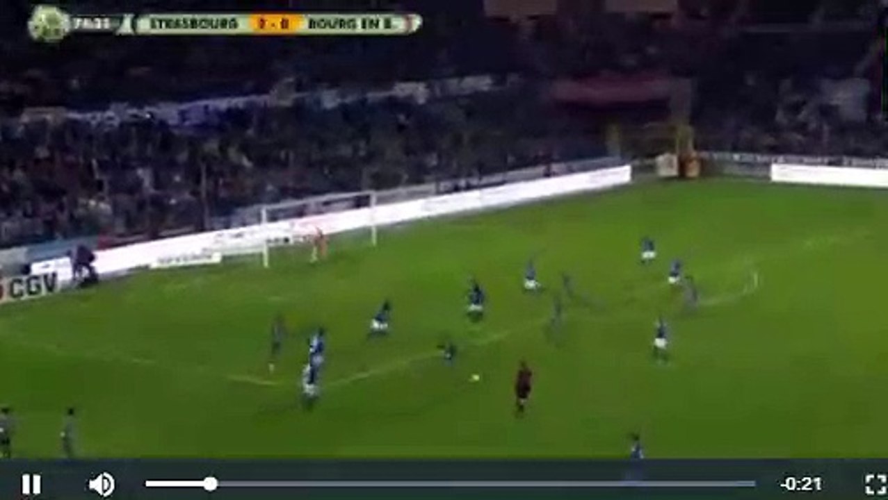 Loic Damour Goal HD - Estrasburgo 2-1 Bourg Peronnas 19.05.2017
