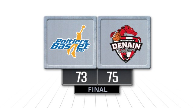 Basket, Pro B, J34 : Poitiers - Denain (2016-2017)