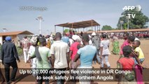 Over 20,000 DRCongo refugees flee into northern Angola