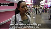 All that glitters: Japan manicurists turn nails into art