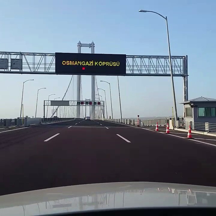 Osmangazi Köprüsü 16. Geçişim İstanbul'a Doğru