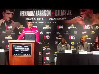 canelo sparring partnert dusty harrison on the mic EsNews Boxing