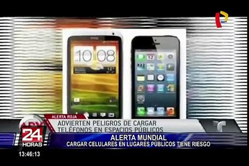 Alerta mundial: cargar celulares en lugares públicos tiene sus riesgos