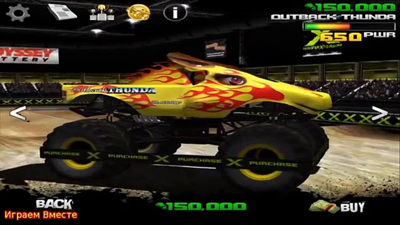 Монстр Трак Мультик про машинки Игра для детей Monster Truck Destruction