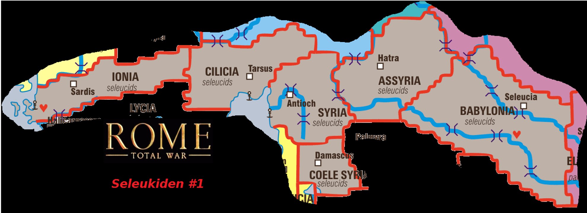 Rome Total War Seleukiden Part 1| Sehr Schwer/Sehr Schwer | Deutsch/German