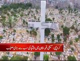 کراچی میں مذہبی ہم آہنگی کی نئی پہچان ۔۔ گورا قبرستان میں ایشیا کی سب سے بڑی 140 فٹ اونچی صلیب دنیا کو ناصرف امن کا پیغام دے رہی ہے بلکہ اقلیتوں کے تحفظ کی مثال بھی بن گئی ہے