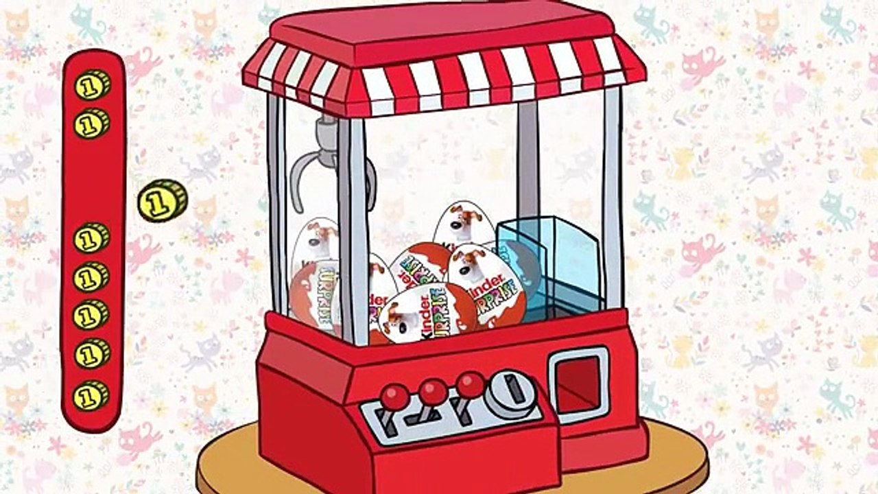 Тайная жизнь домашних животных. Игровой автомат.Киндео сюрприз. Kinder Surprise