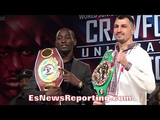 TERENCE CRAWFORD VS VIKTOR POSTOL PRESS CONFERENCE - EsNews Boxing